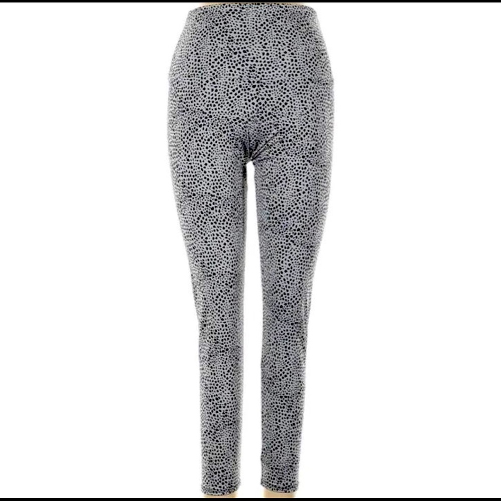 Onzie High Rise Long Legging- leopard speckle print size M/L